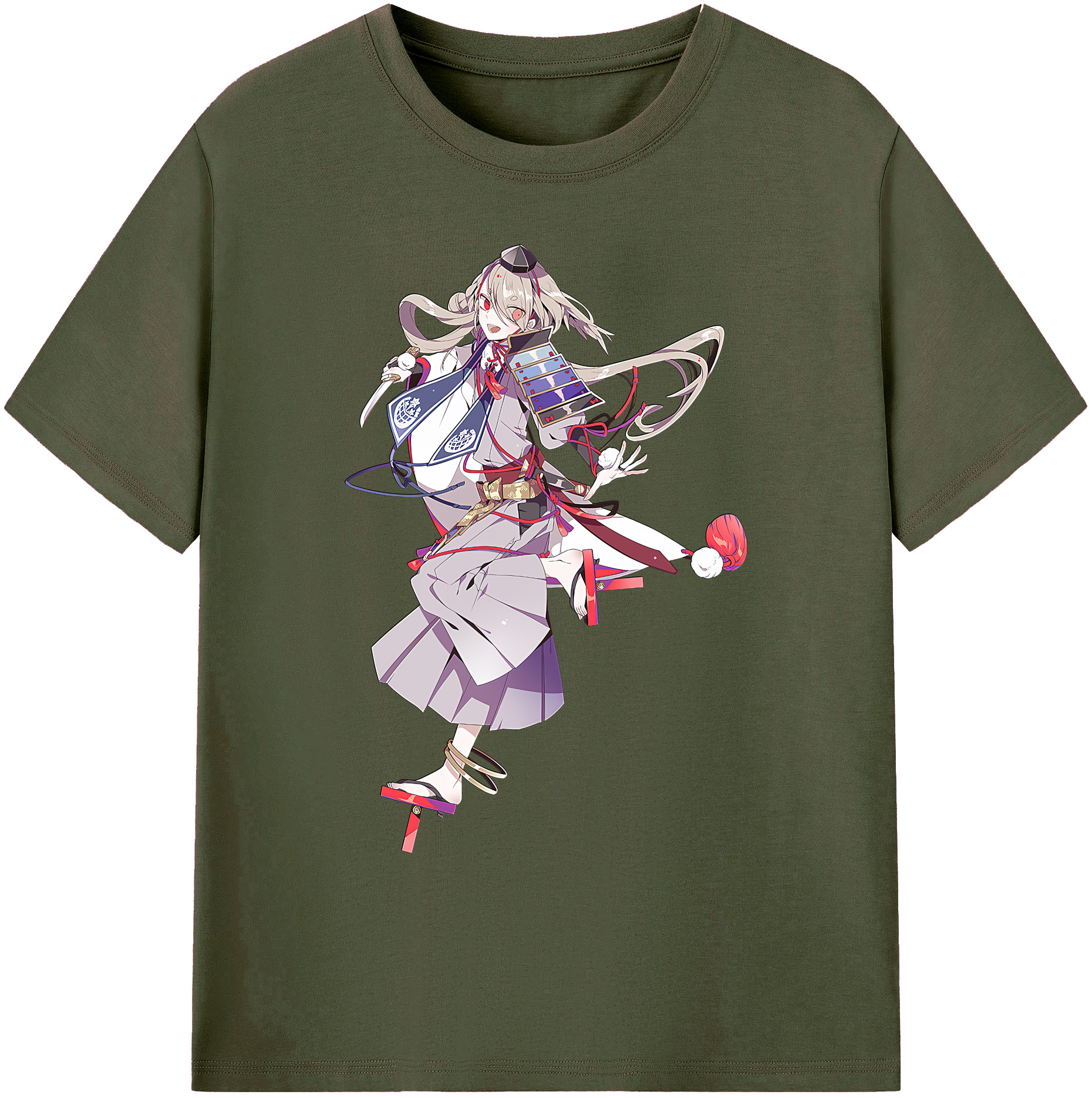 （画像用） 刀剣乱舞 Touken Ranbu 綿100％ メンズ半袖Tシャツ｜肌触りやわらか＆通気性